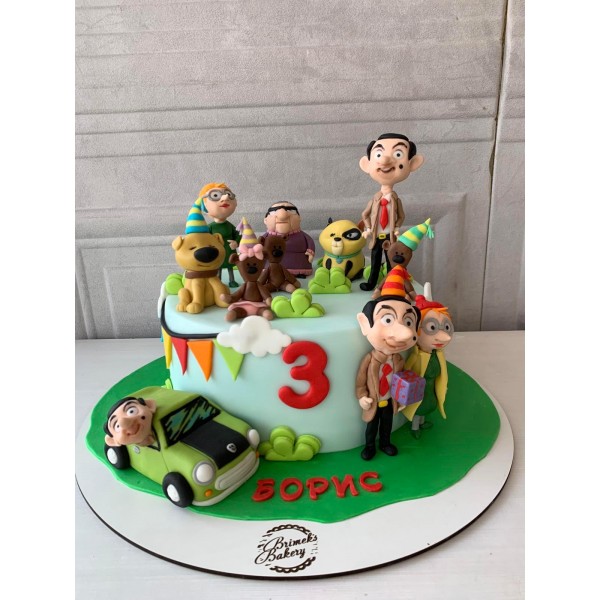 Торта за момче Mr.Bean - 115 на супер цена - Торти за момчета