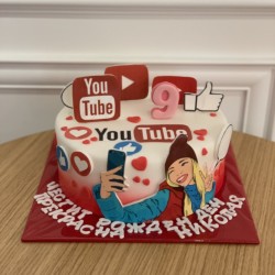 Торта YouTube 4
