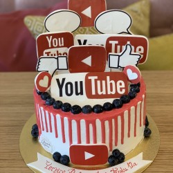 Торта YouTube 5