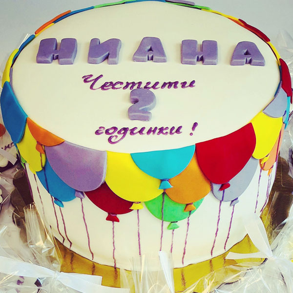 Торта Балони на супер цена - Торти за момичета